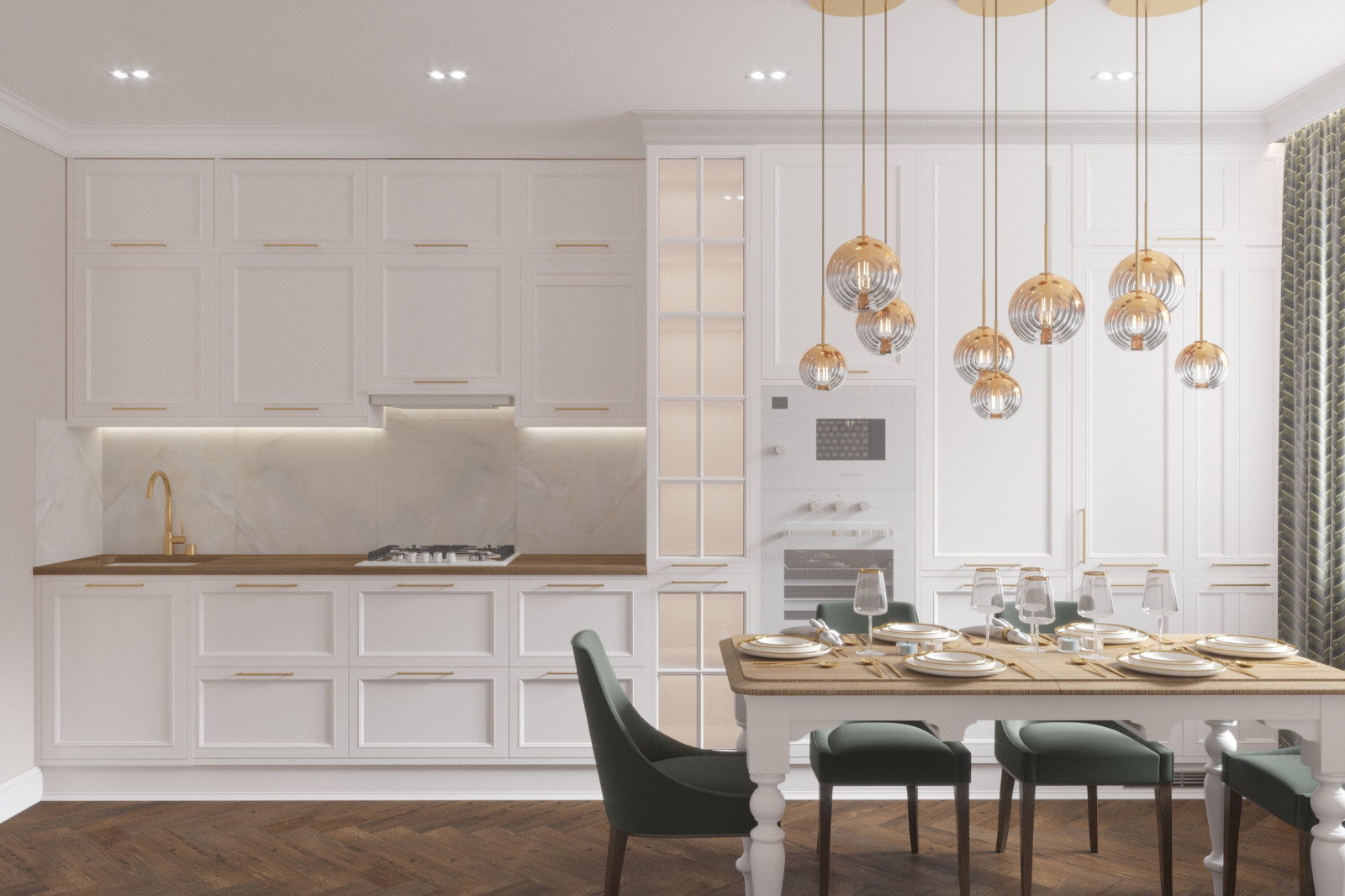 Нежная квартира неоклассика