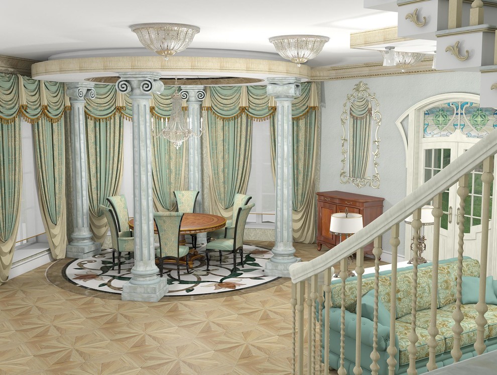 Обложка проекта: Гостиная с дамой в бирюзовом