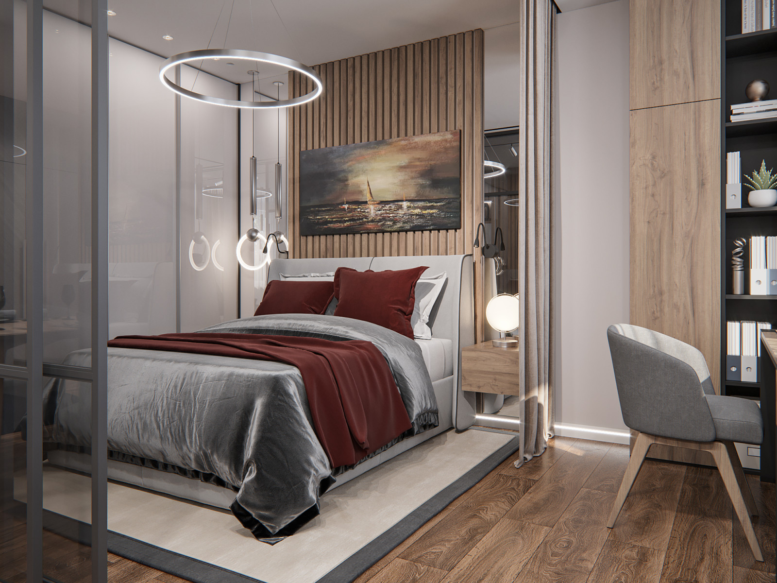 Современная квартира для молодого человека