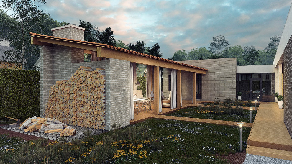 Дом с террасой