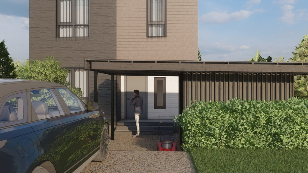 Благоустройство участка в коттеджном поселке Литл Токио, г. Казань