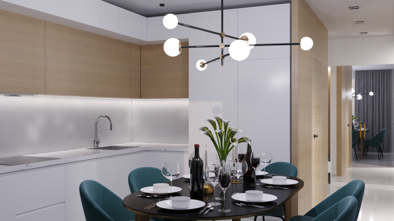 Обложка проекта: Квартира в скандинавском стиле