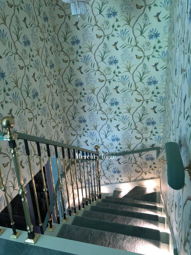 Лестница, латунное ограждение, Grande forge(Франция), коллекция "Графиня"