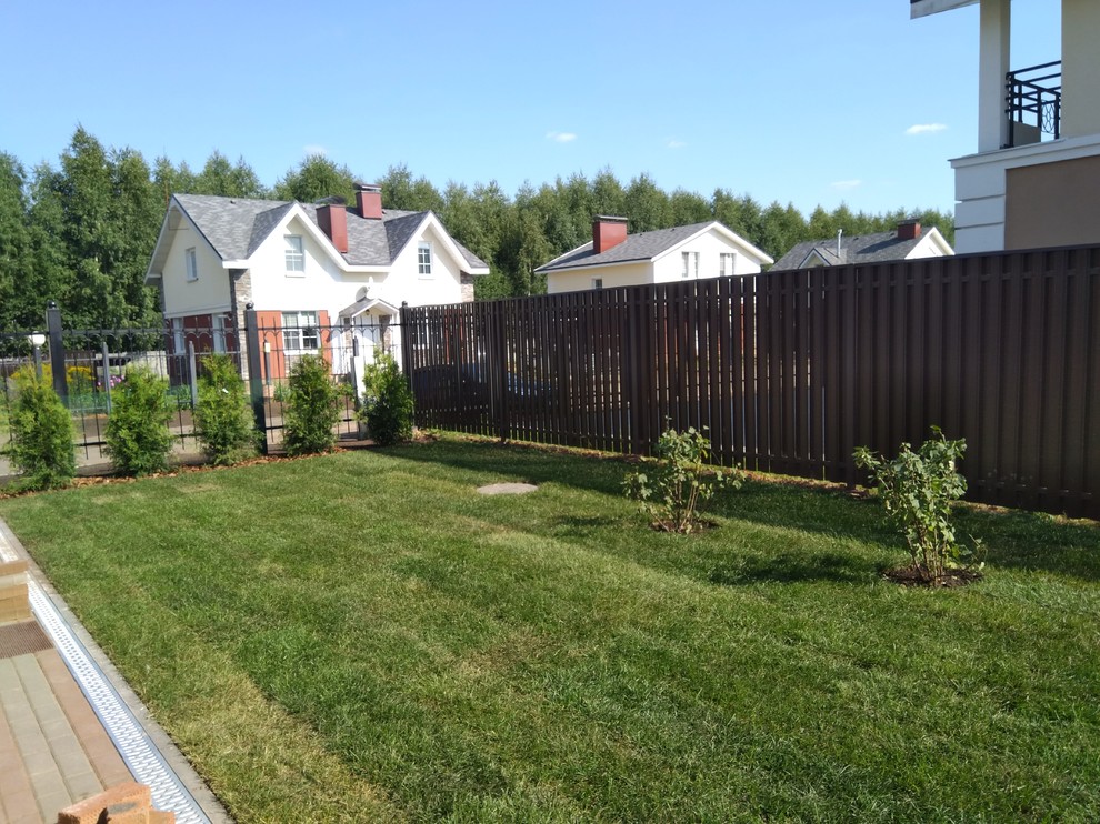 Ландшафтный дизайн в коттеджном поселке под Ижевском