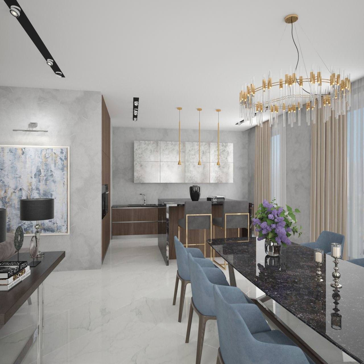 Современная квартира в Санкт-Петербурге