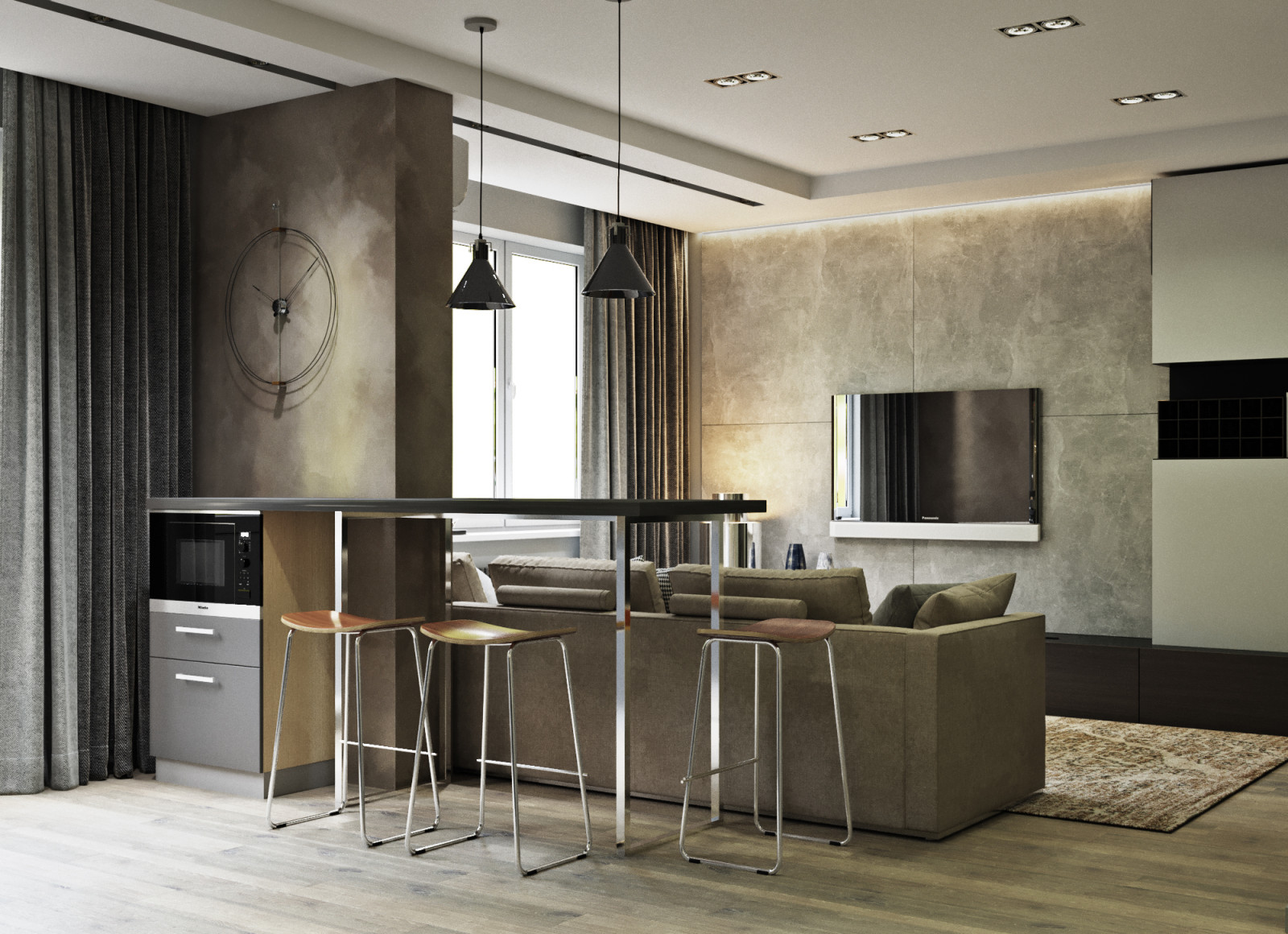 Лофт в ЖК Мичурин. 1к.кв 45 метров,