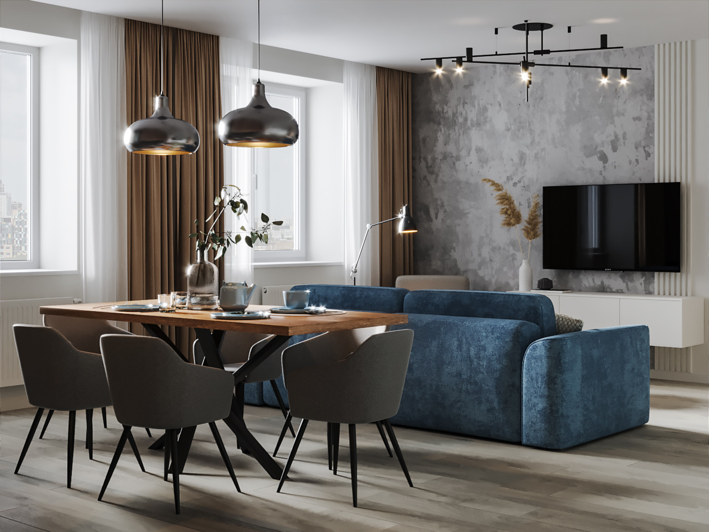 Кухня-гостиная