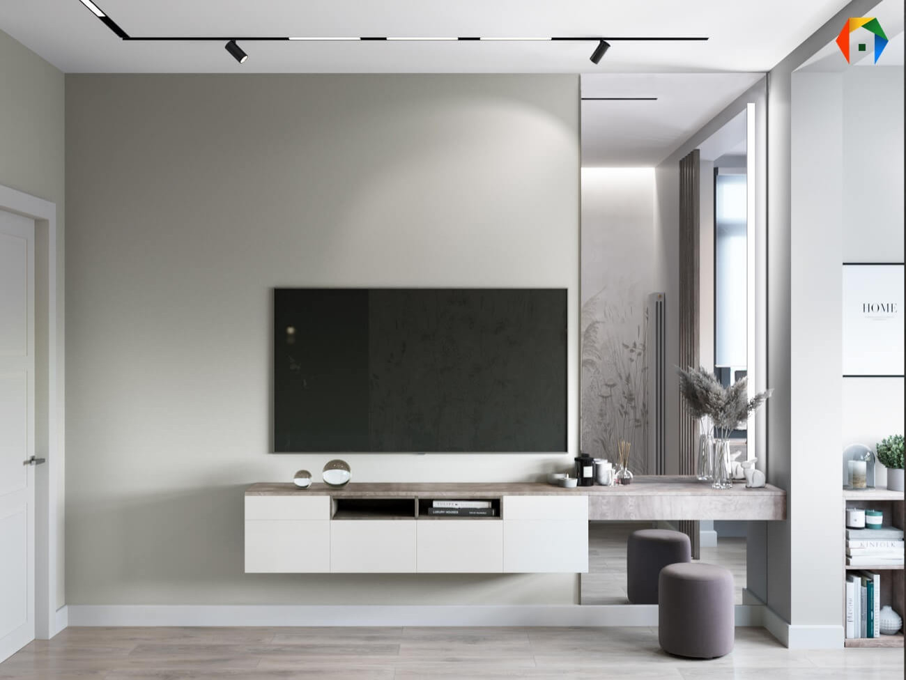 Серебрякова. Дизайн проект 2-х комнатной квартиры в новостройке