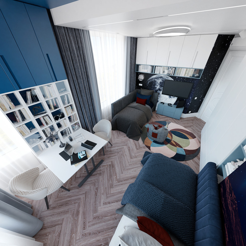 Обложка проекта: Детская комната для 2-ух мальчиков