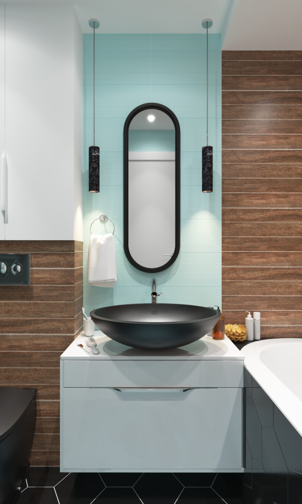 Шоколадный тиффани. Дизайн интерьера квартиры для молодой семьи в г. Энгельс