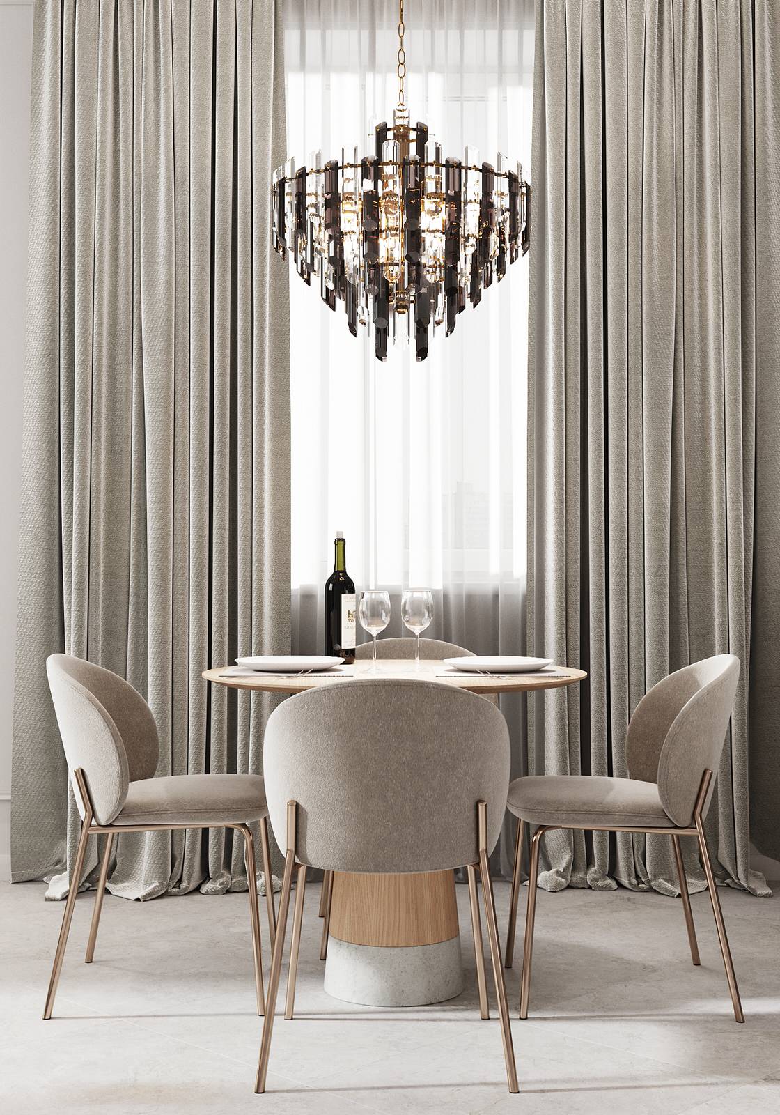 Квартира 70 м кв в неоклассическом стиле