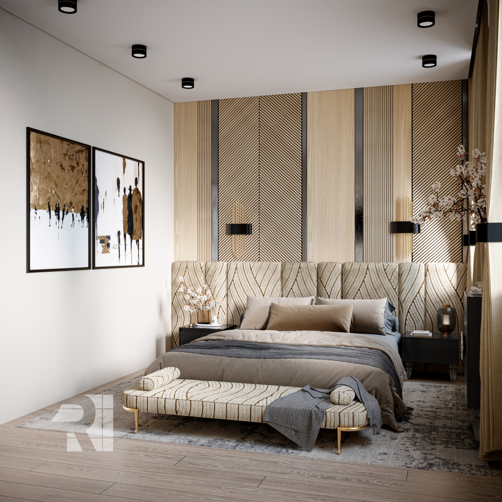 Современный стиль с элементами ар-деко