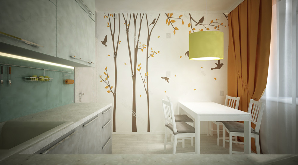 Кухня пос. Михайловка Green