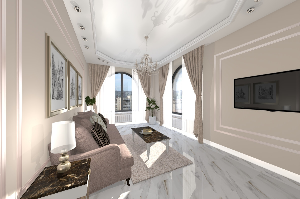 Дизайн и ремонт трехкомнатной квартиры (м. Рассказовка)