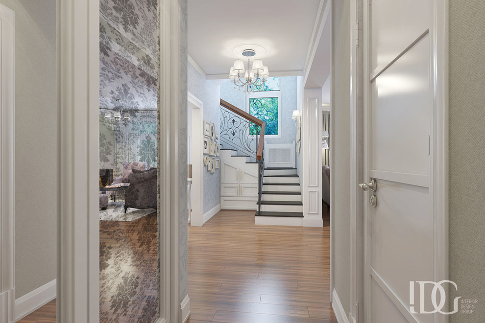 Дизайн 1-го этажа дома в коттеджном поселке Варежки