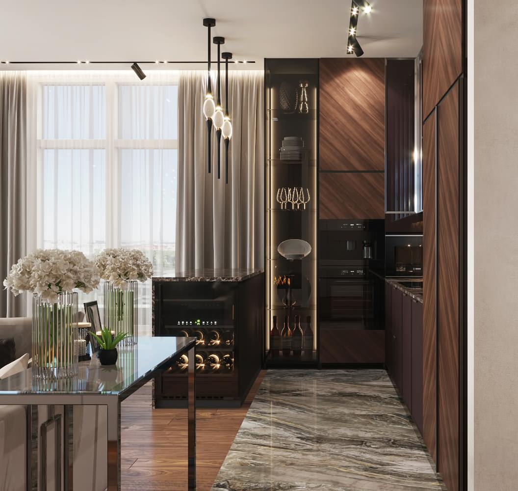 Проект квартиры 200 кв.м. 2021г.