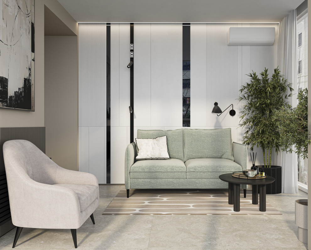 Проект 3-х комнатной квартиры NUMBER 1.1.1