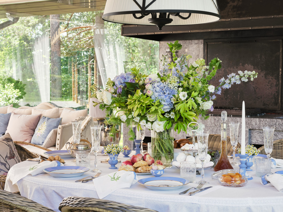 Сервировка «Чаепитие в русском стиле»