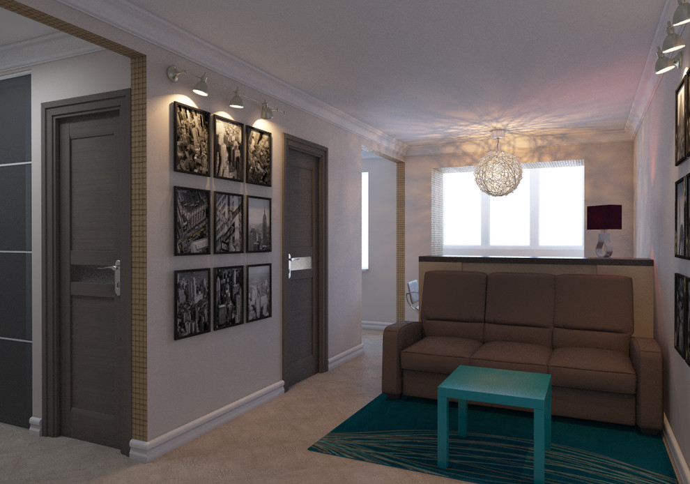 Обложка проекта: Два варианта одной маленькой гостиной