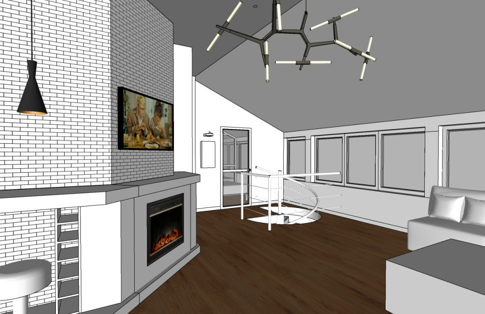 Перепланировка мансарды