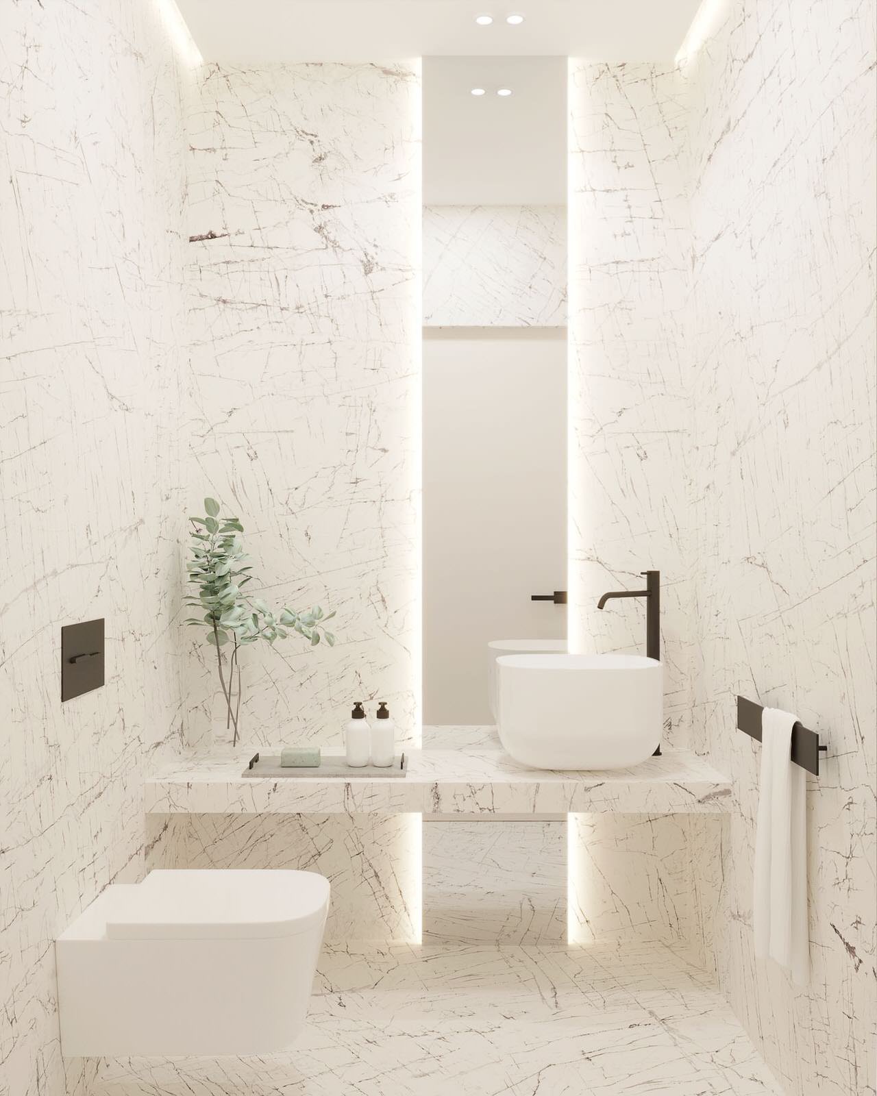 Y-house. Дизайн интерьера двухэтажного дома.