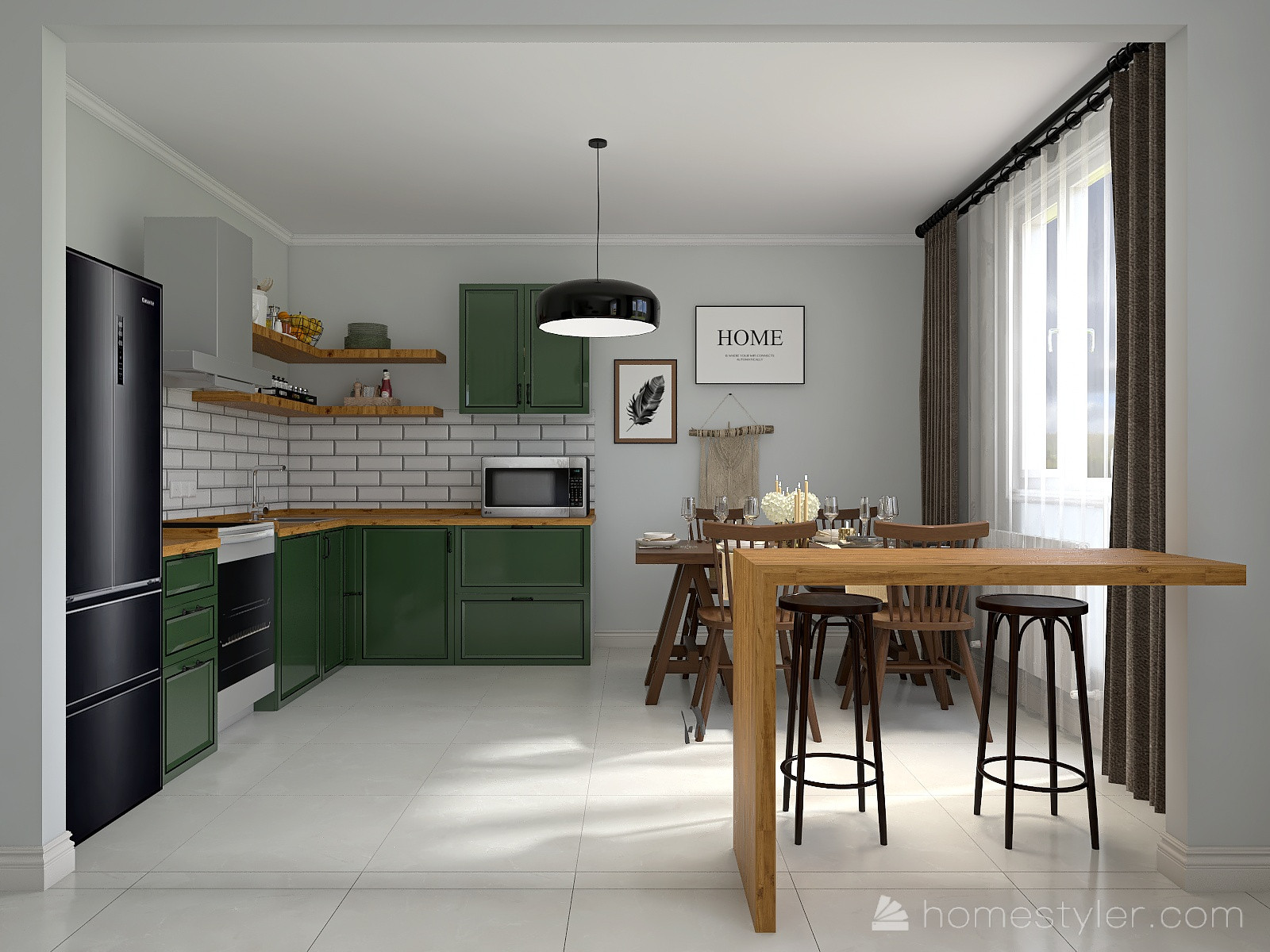 Кухня-гостиная