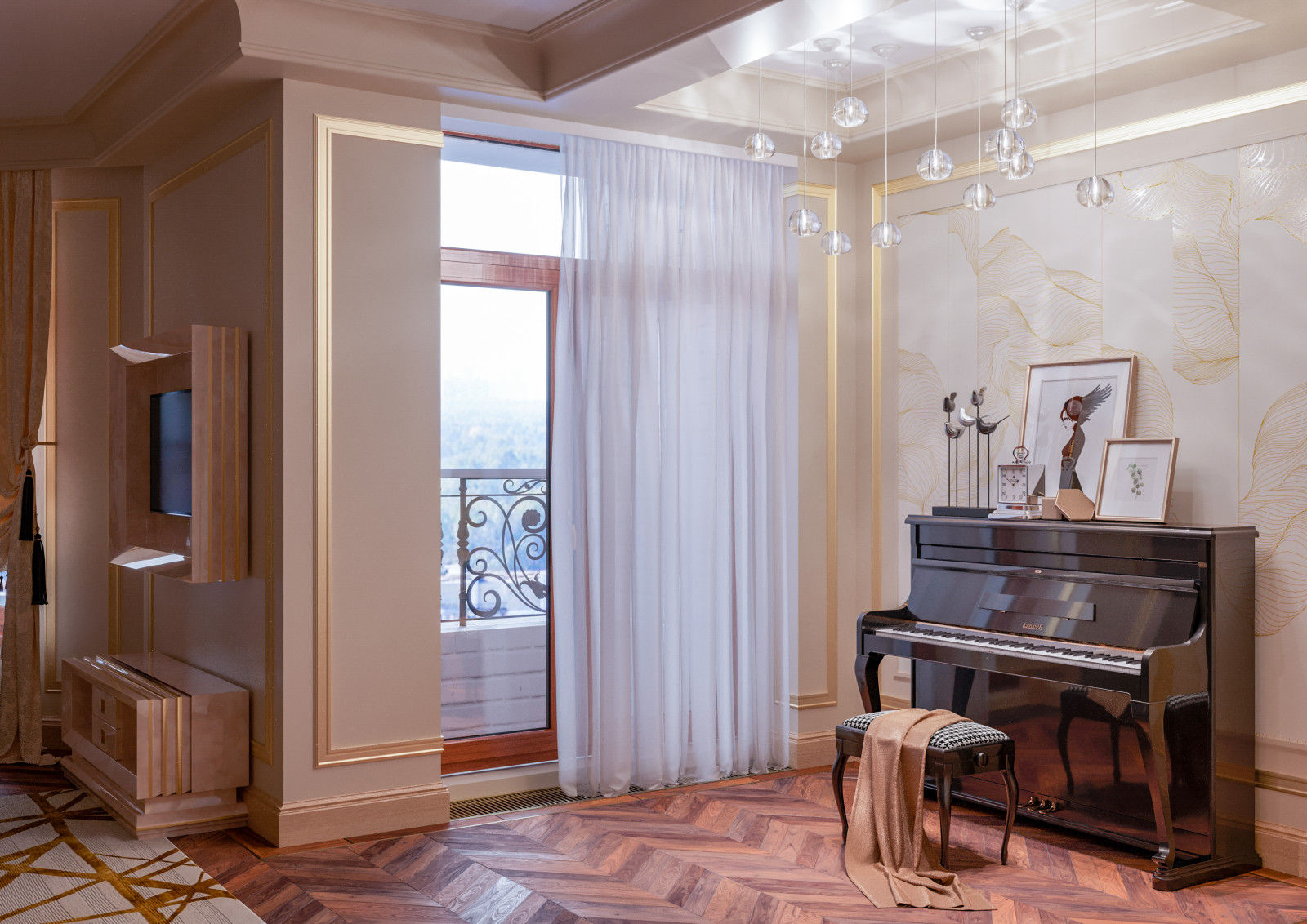 Дизайн евродвушки в ЖК Гранвиль