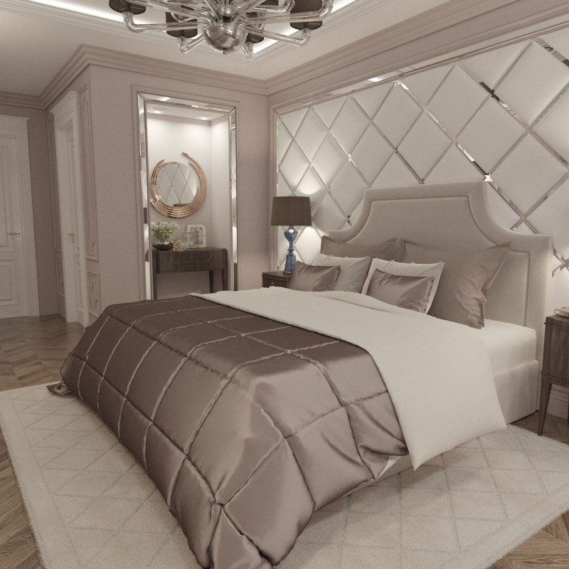 Двухкомнатная квартира в классическом стиле