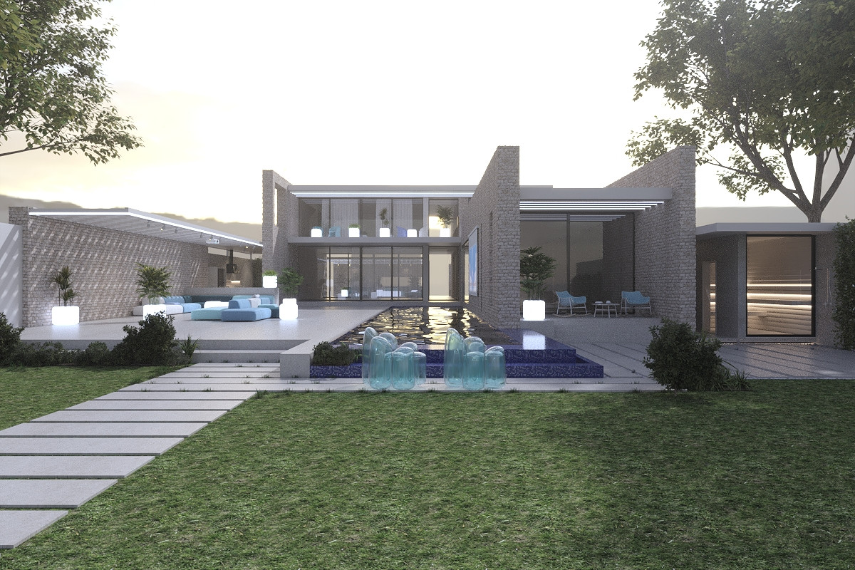 Дизайн дома у моря на Кипре