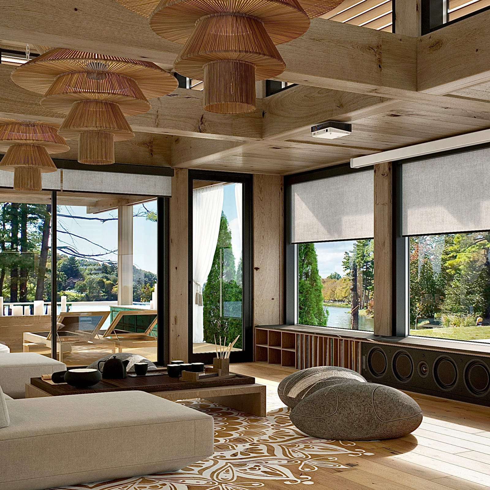 Дизайн проект интерьера загородного дома в Саратове