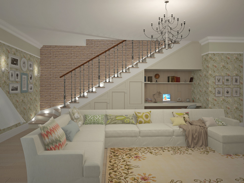 Кухня-гостиная в Классическом стиле