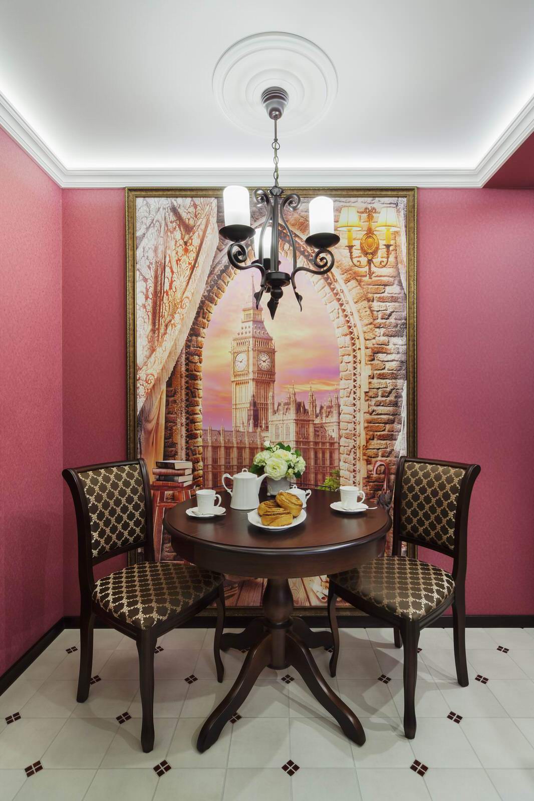 Интерьер маленькой квартиры в английском стиле