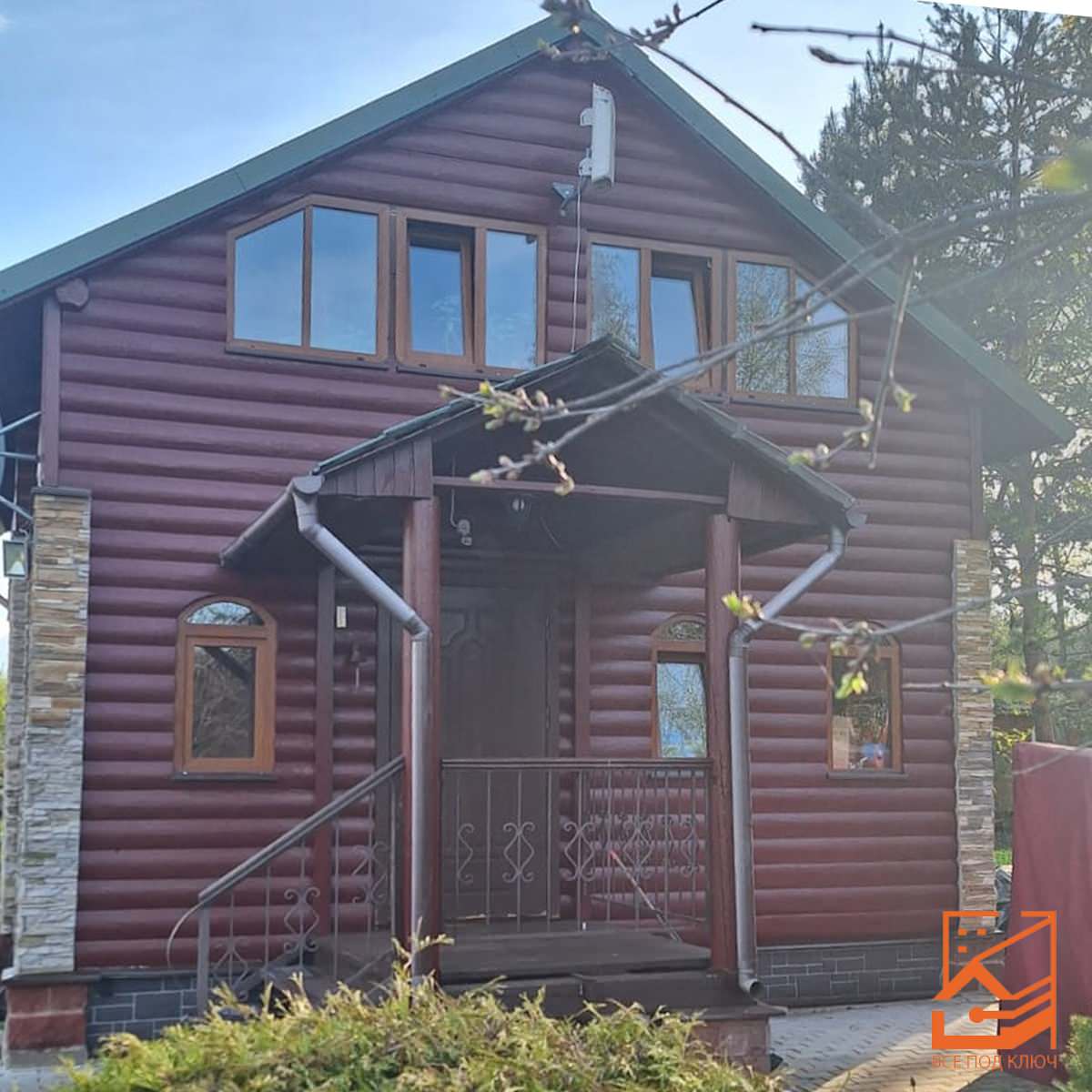 Обложка проекта: Покраска дома №12