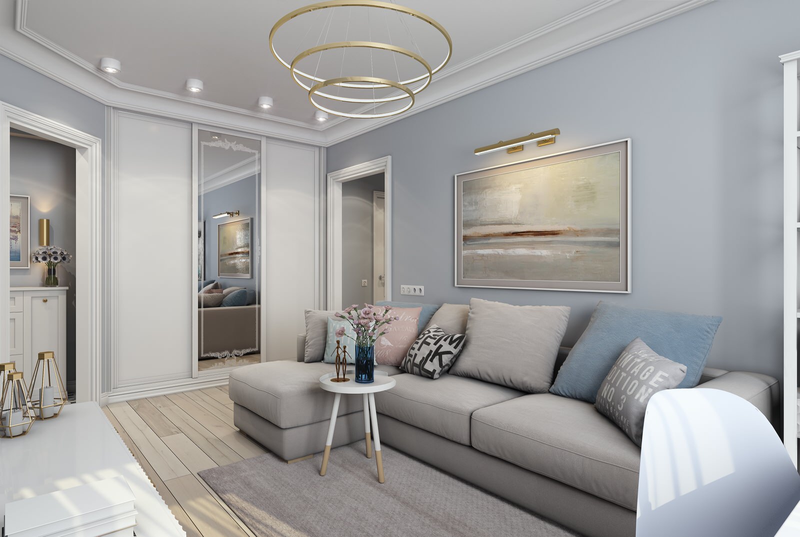 Квартира в современном классическом стиле