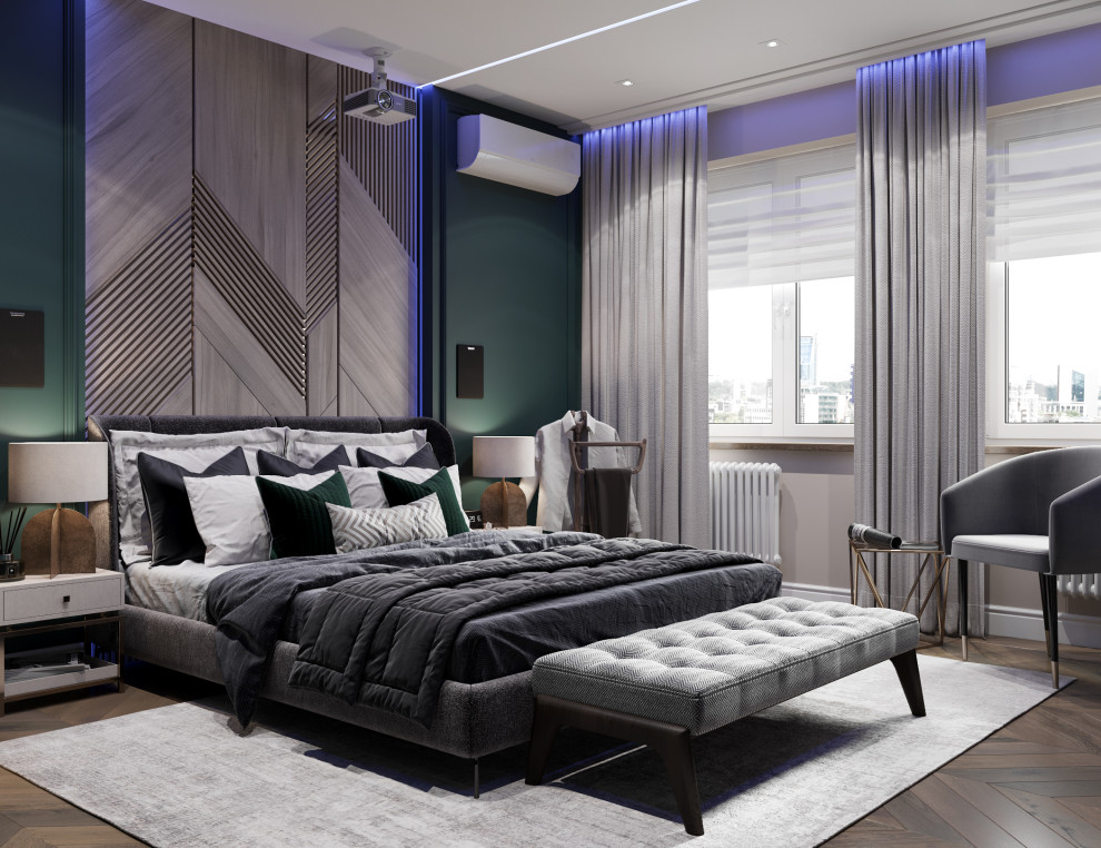 ЖК на Кировоградской улице, семейная пара и взрослый сын, квартира 120 кв.м.