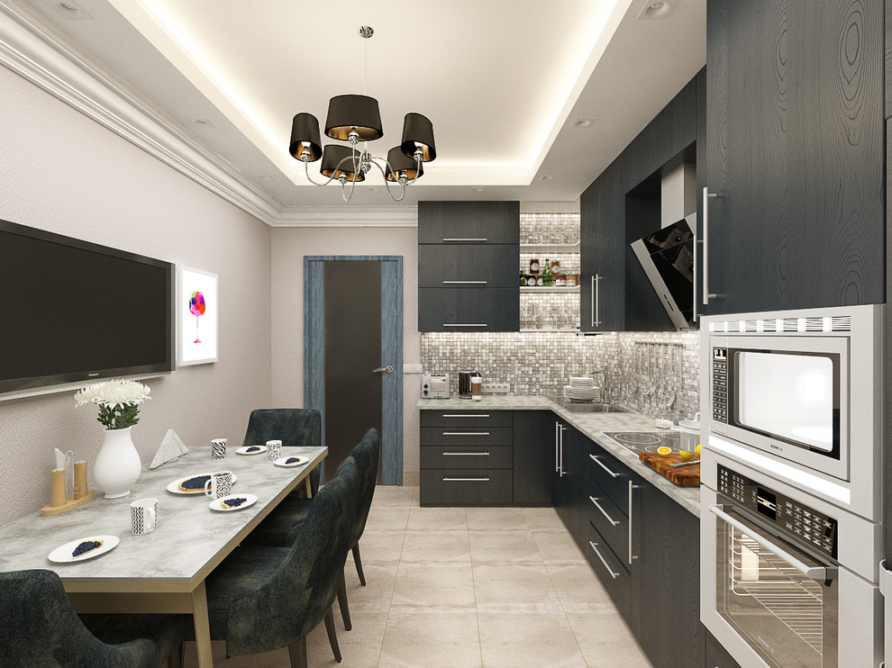 Дизайн интерьера однокомнатной квартиры.Современная класиика