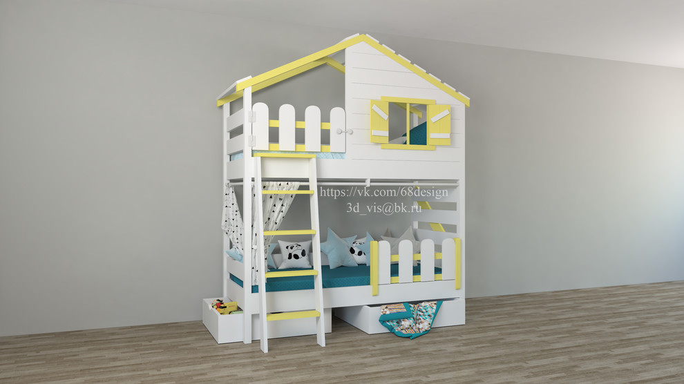 Разработка линейки детских кроватей "Домики"