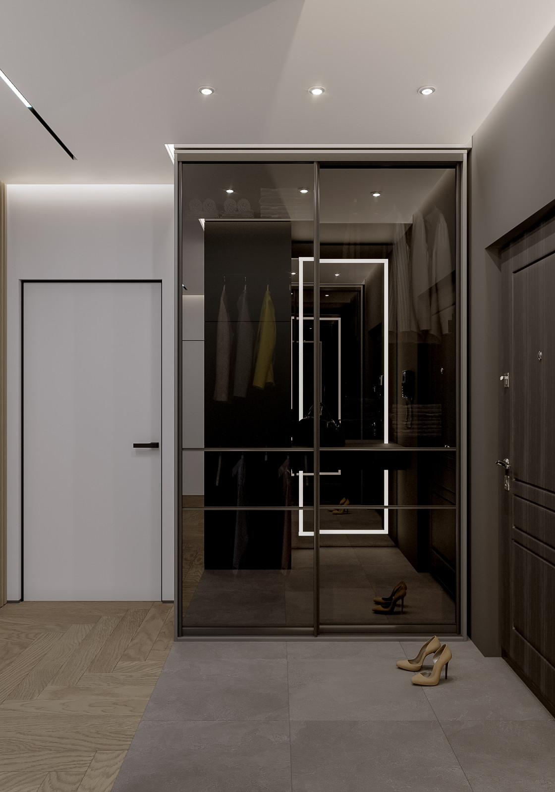 Квартира в современном стиле с элементами Лофт