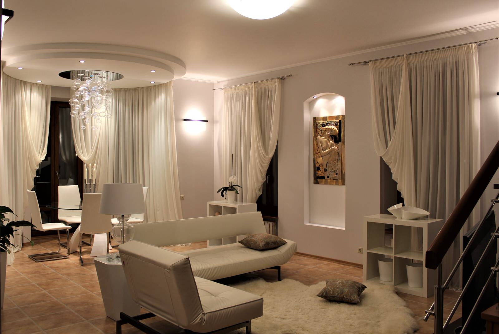 Обложка проекта: Гостиная в частном доме г. Самара