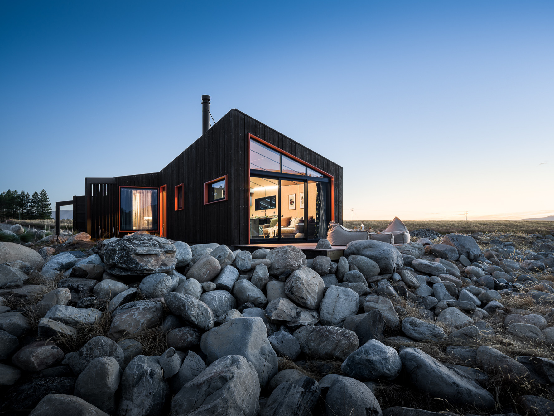 Houzz Новая Зеландия: невероятный дом в чистом поле