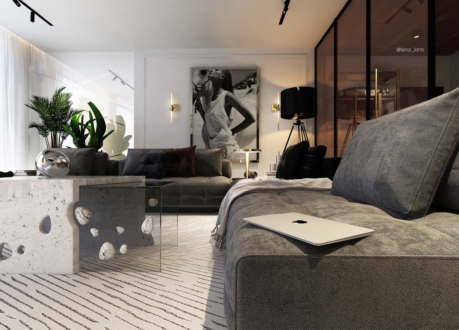 Обложка проекта: Vacation home. Living room