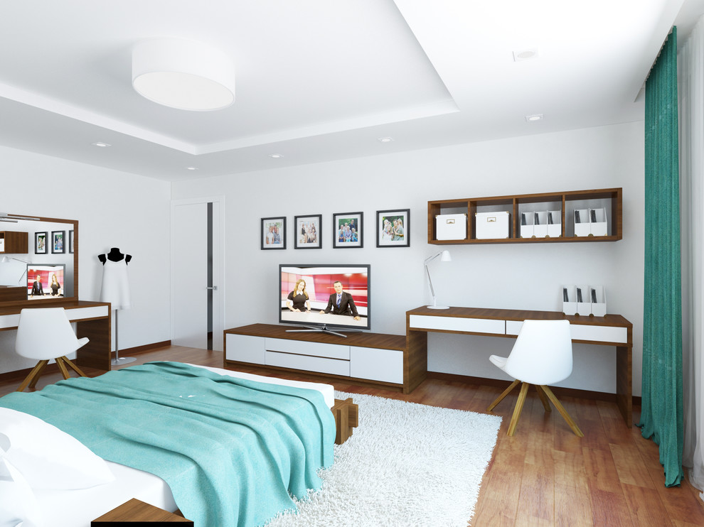 Спальная комната в стиле минимализм