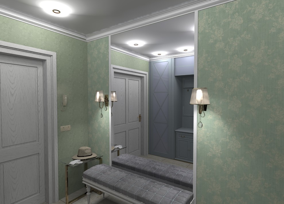 3-х комнатная в зелёном цвете