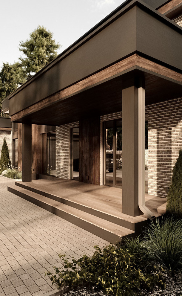 Фасады частного дома в Санкт-Петербурге