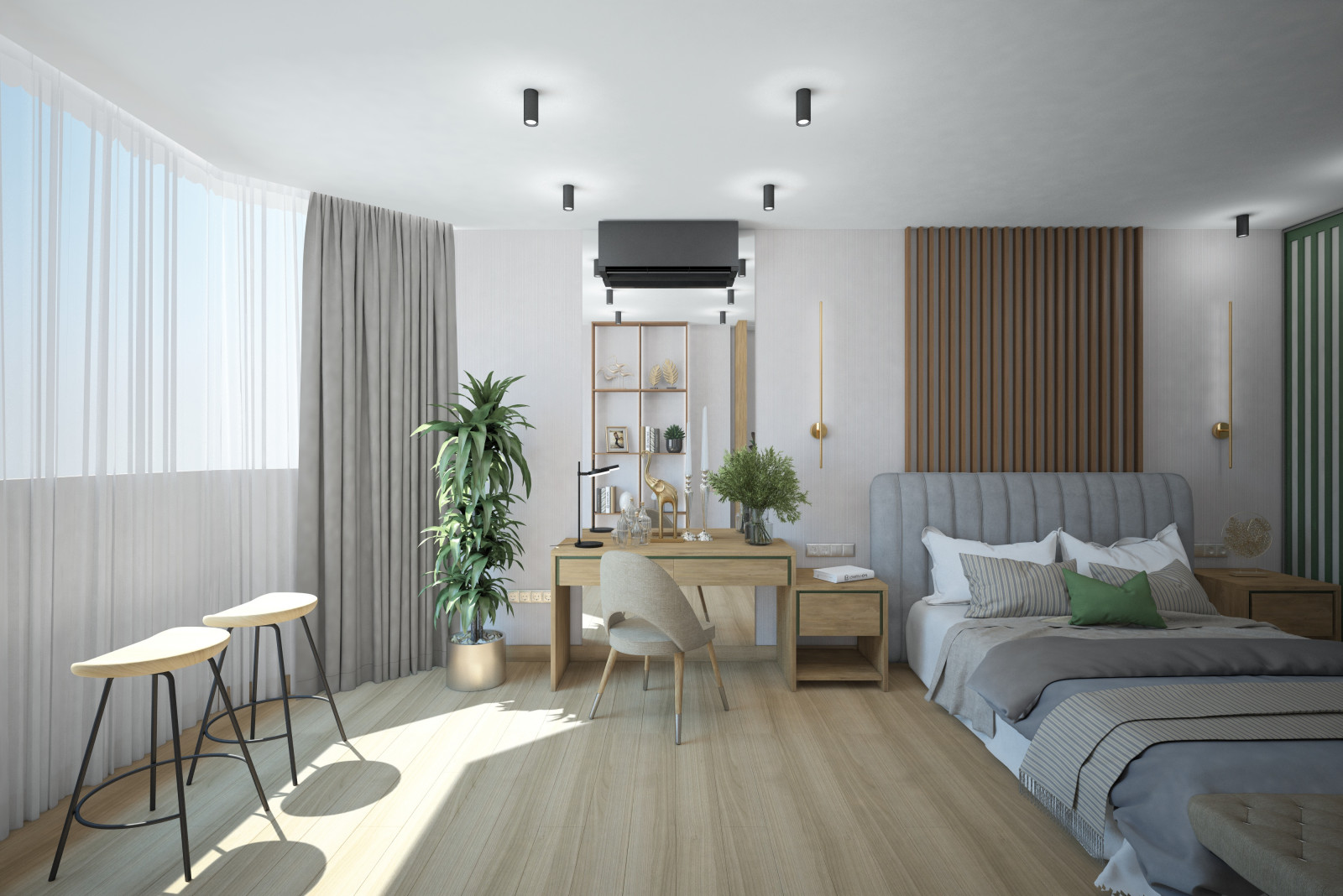 Квартира длямолодоженов. Спальня.