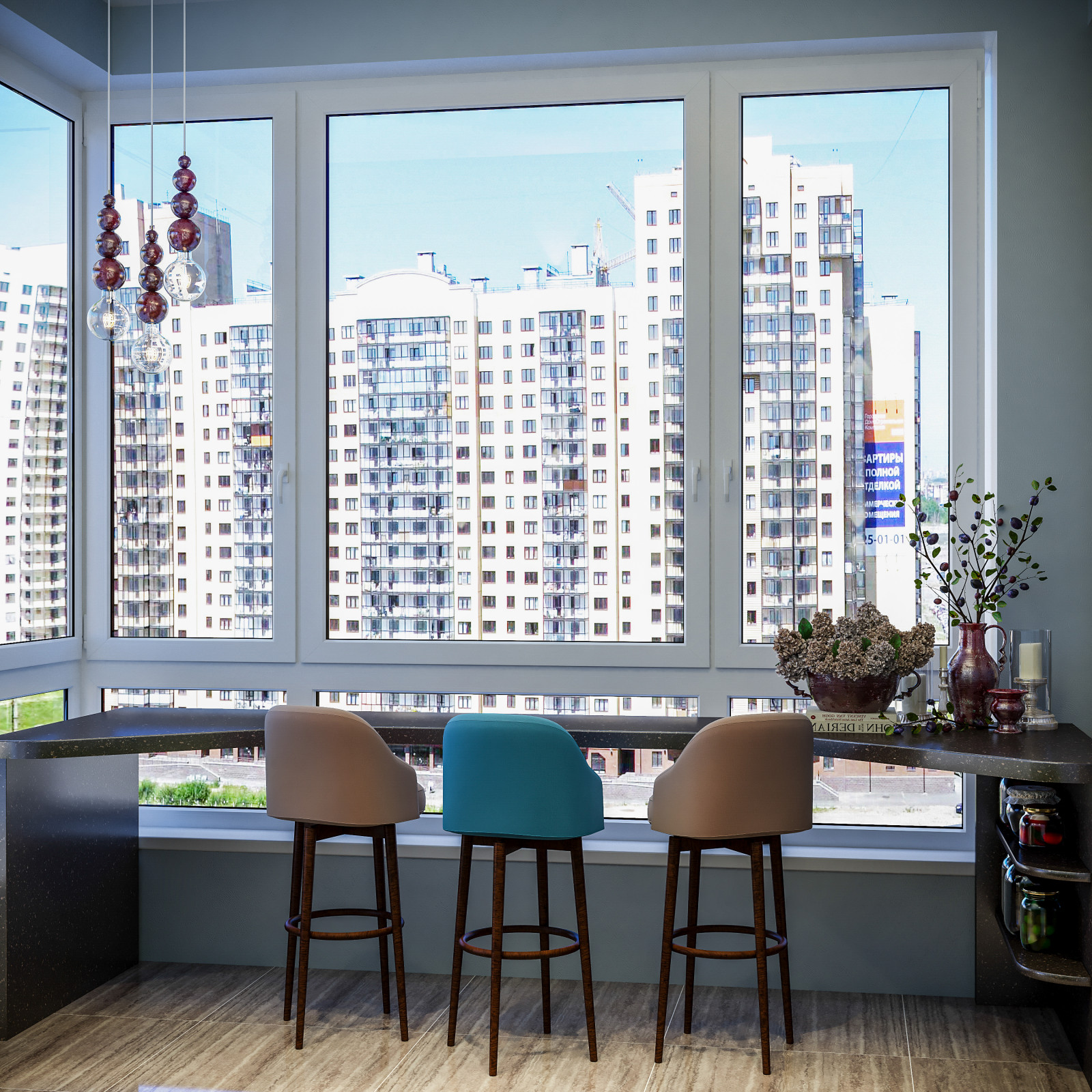 Дизайн квартиры в ЖК Ривер Парк