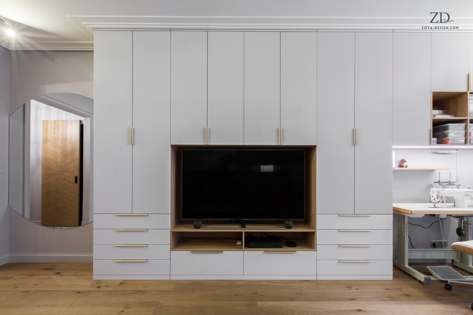 Цвет в интерьере, квартира в Куркино.