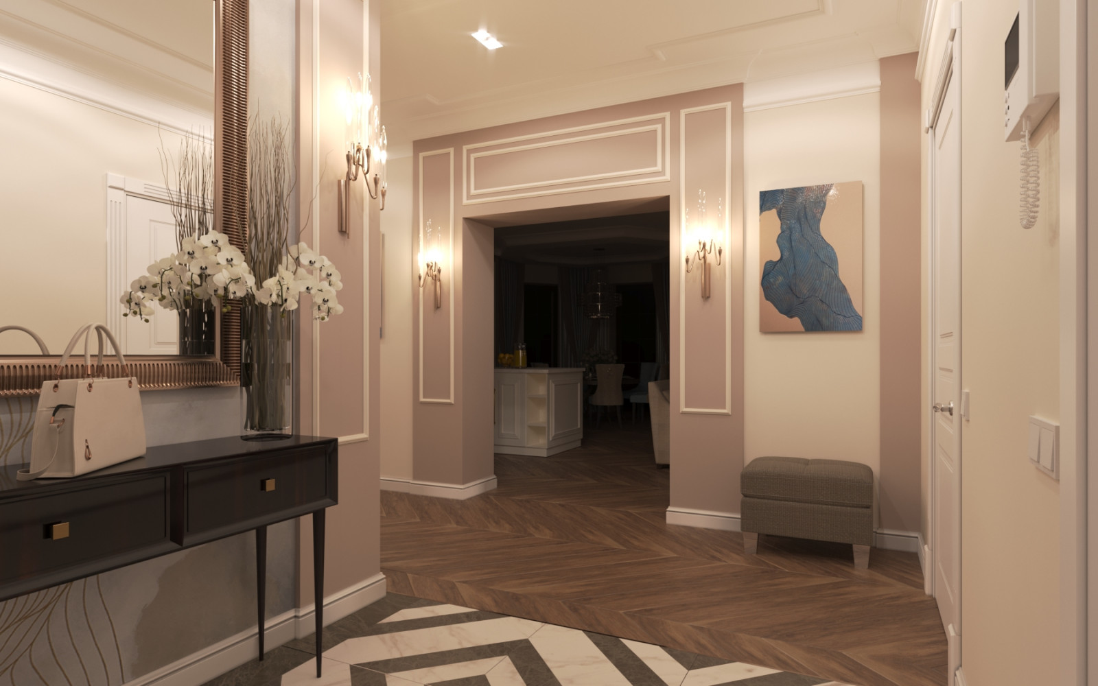 Дом 240 кв.м. Современная классика