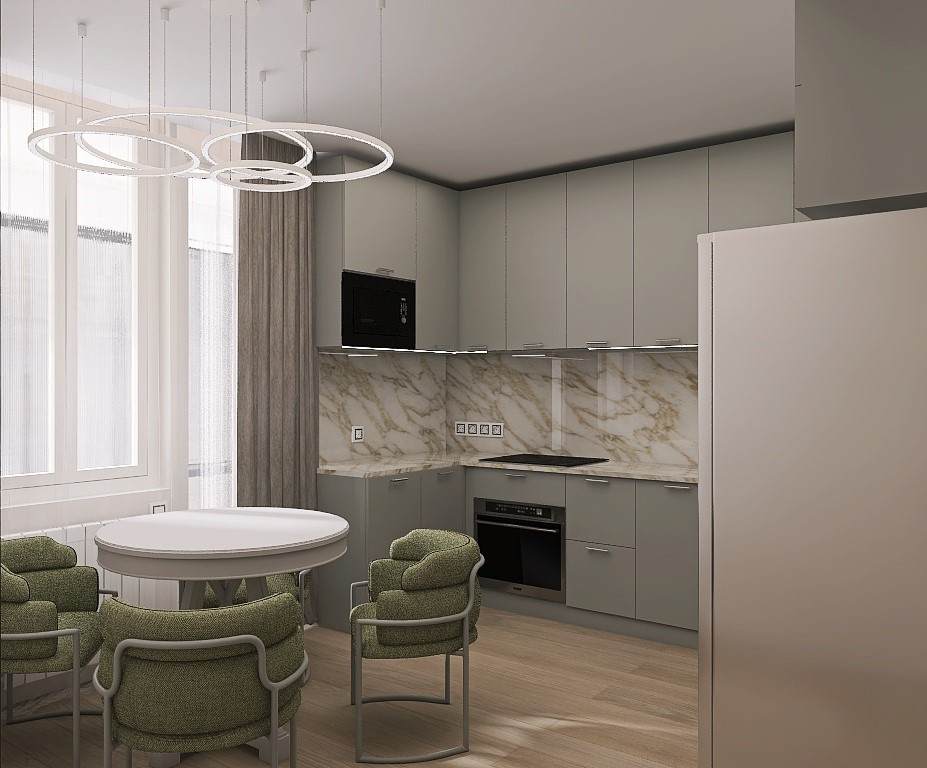 проект: трехкомнатная в ЖК Царицыно