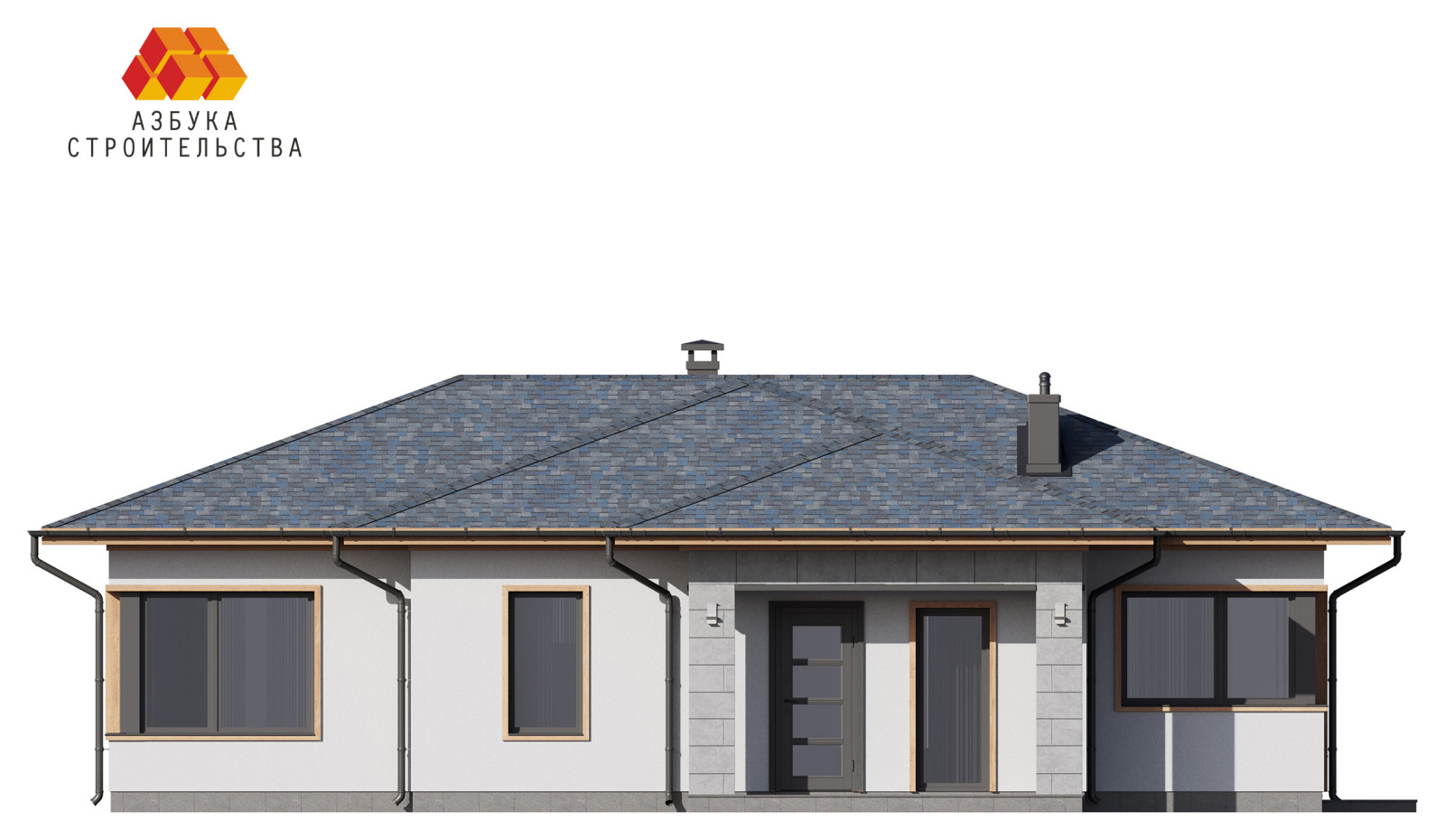 Одноэтажный проект дома АС-114
